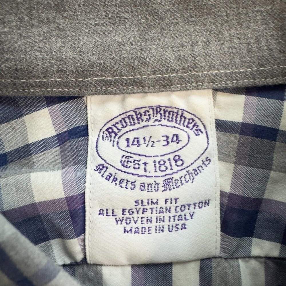 Brook’s Brothers Polo Dress Button Down Shirt - Picture 4 of 7